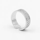 Grida - Woven Ring (Silver)