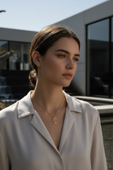 Quercia guld på kvinde - farve variation