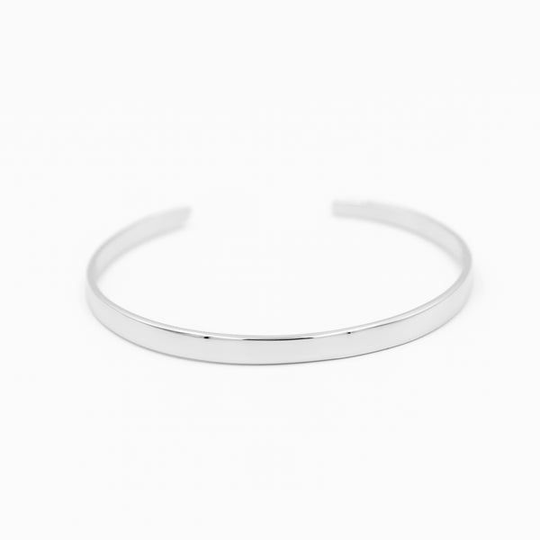 Linearte - Silver Bangle Bracelet