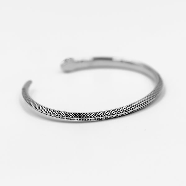 Serpentis - Silver Bangle Bracelet