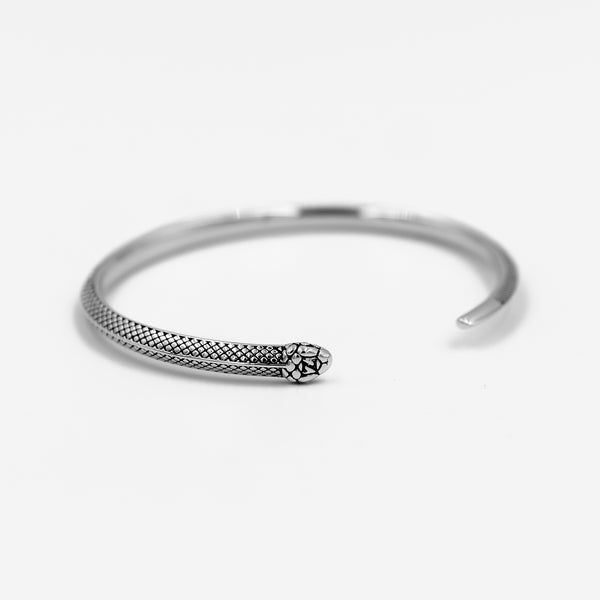 Serpentis - Silver Bangle Bracelet