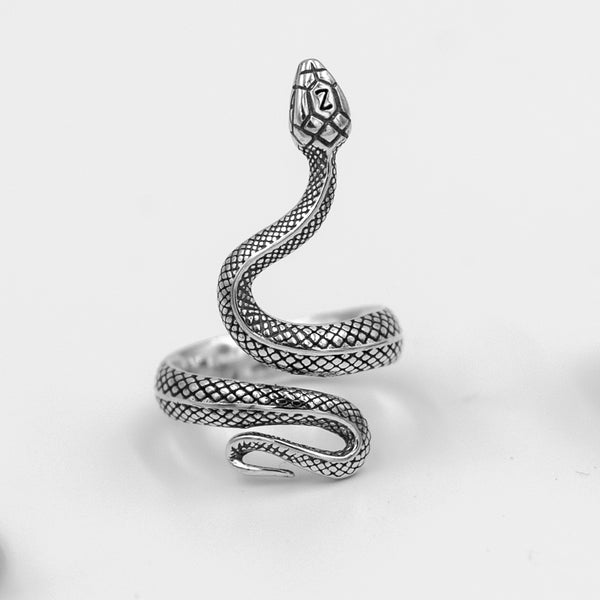 Serpente - Snake ring (Silver)
