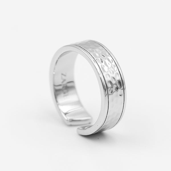 Martellata - Hammered Ring (Silver)