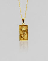Rosa - Rose Necklace (Gold Plated)