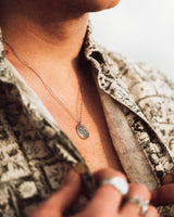 Cerchio - Hammered Necklace (Silver)