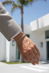 Corda 4mm sølv mand - 1