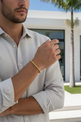 Corda rope armbånd guld - model