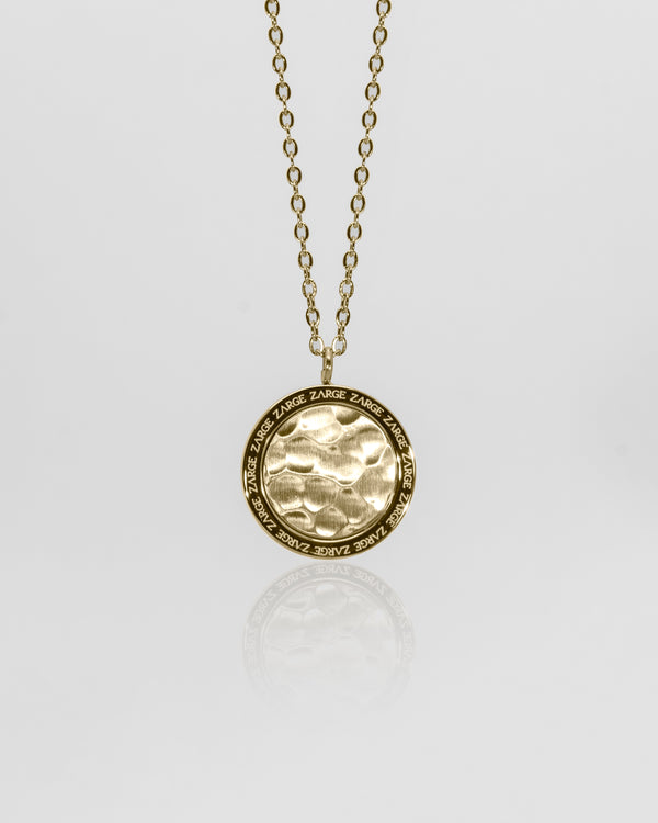 Cerchio - Hammered Necklace (Gold Plated)